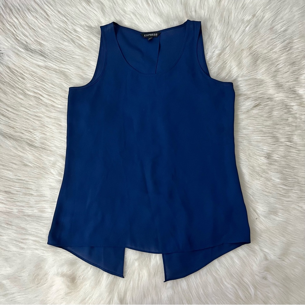 Express Split-Back Tank (Blue) - Size S - image 4